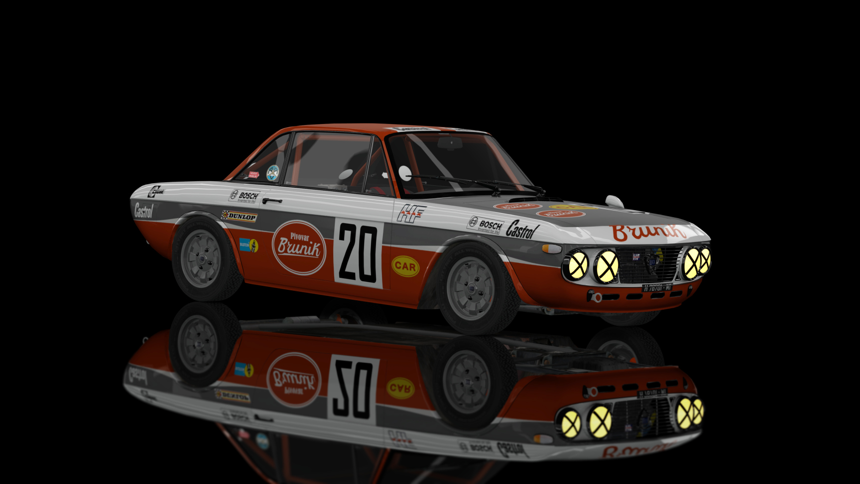 CLASSIC GR.2 - Lancia Fulvia 1.6 1963, skin Brunik_Castrol