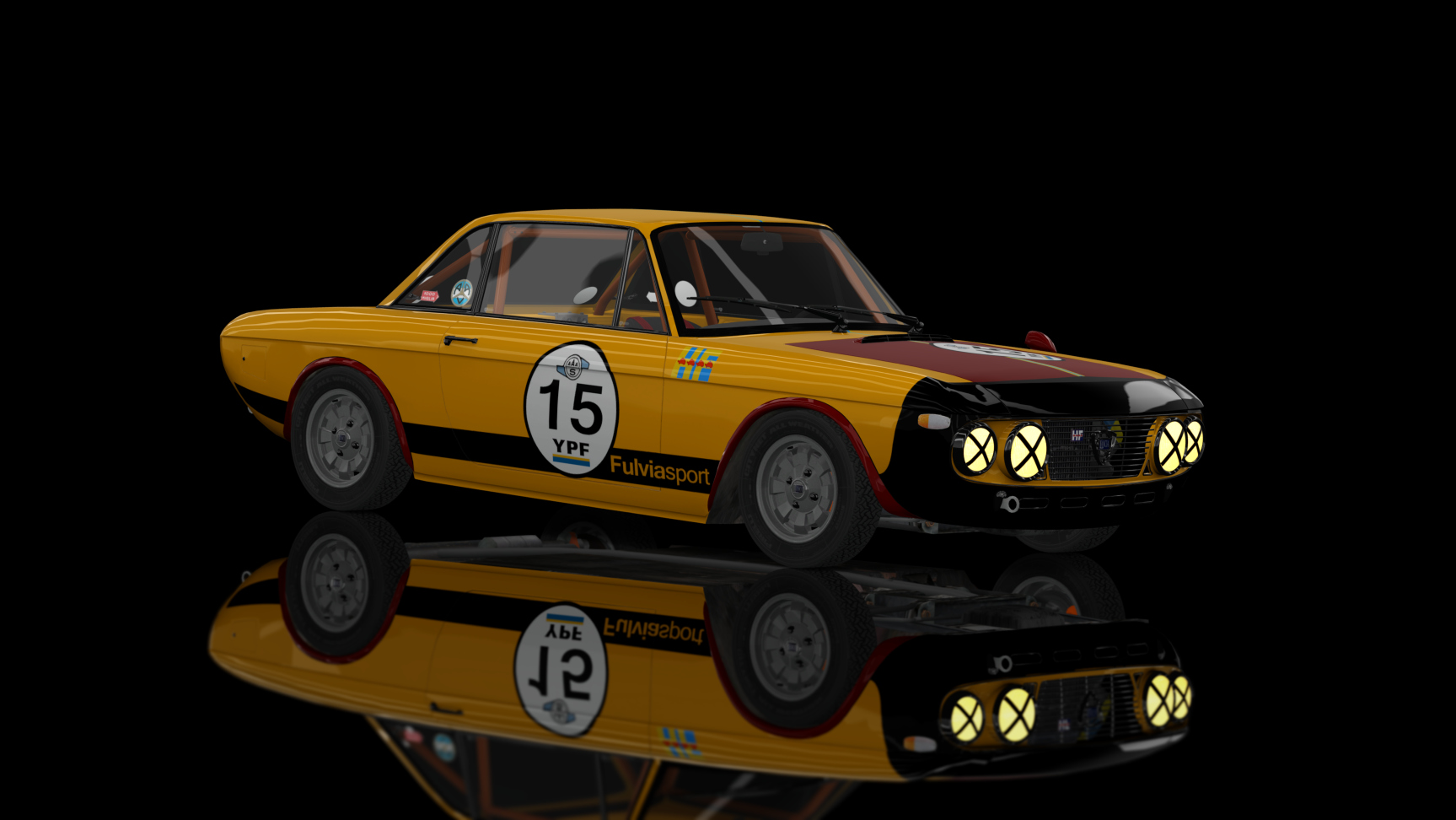 CLASSIC GR.2 - Lancia Fulvia 1.6 1963, skin Naranja_15