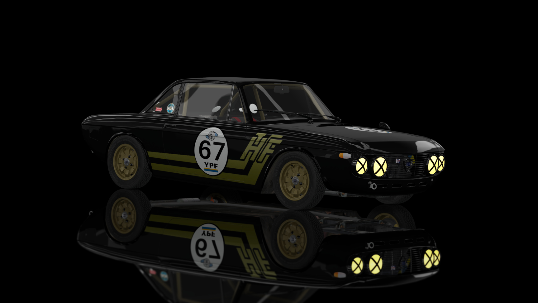 CLASSIC GR.2 - Lancia Fulvia 1.6 1963, skin Nero_67