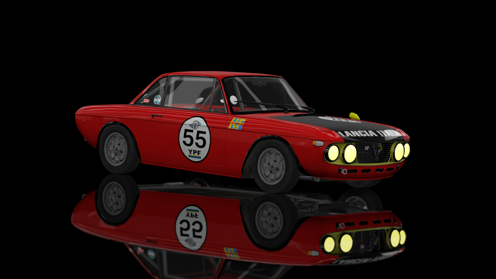 CLASSIC GR.2 - Lancia Fulvia 1.6 1963, skin Rosso_55