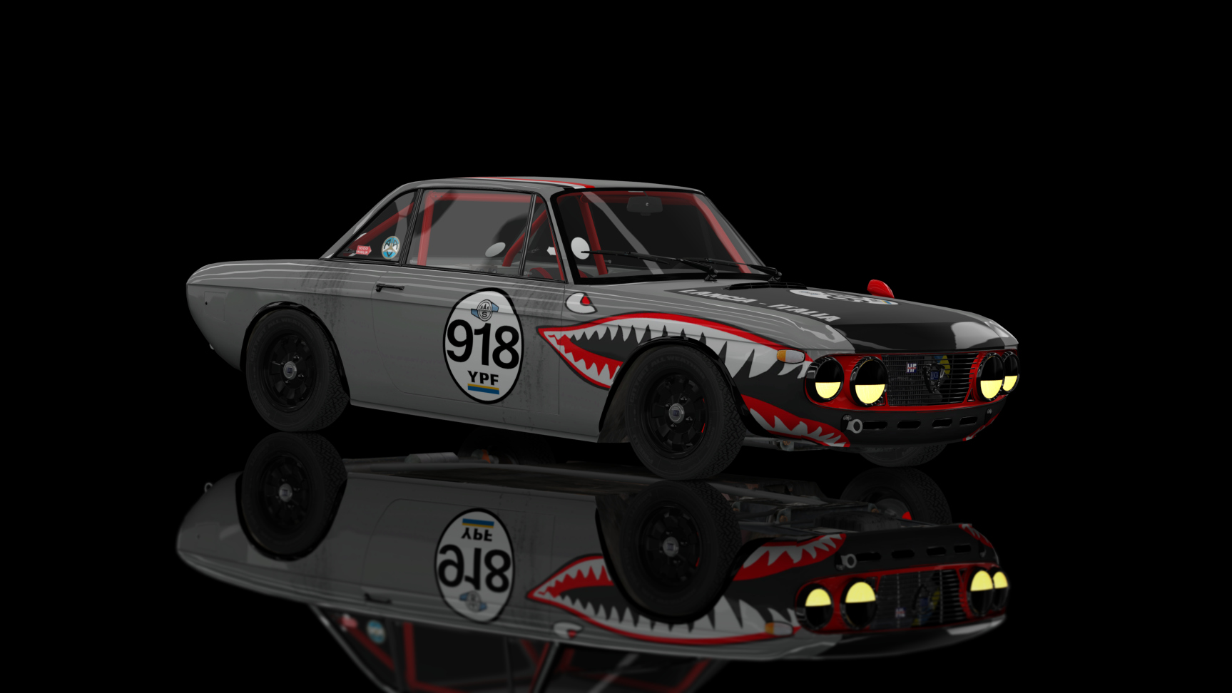 CLASSIC GR.2 - Lancia Fulvia 1.6 1963, skin Silver_918