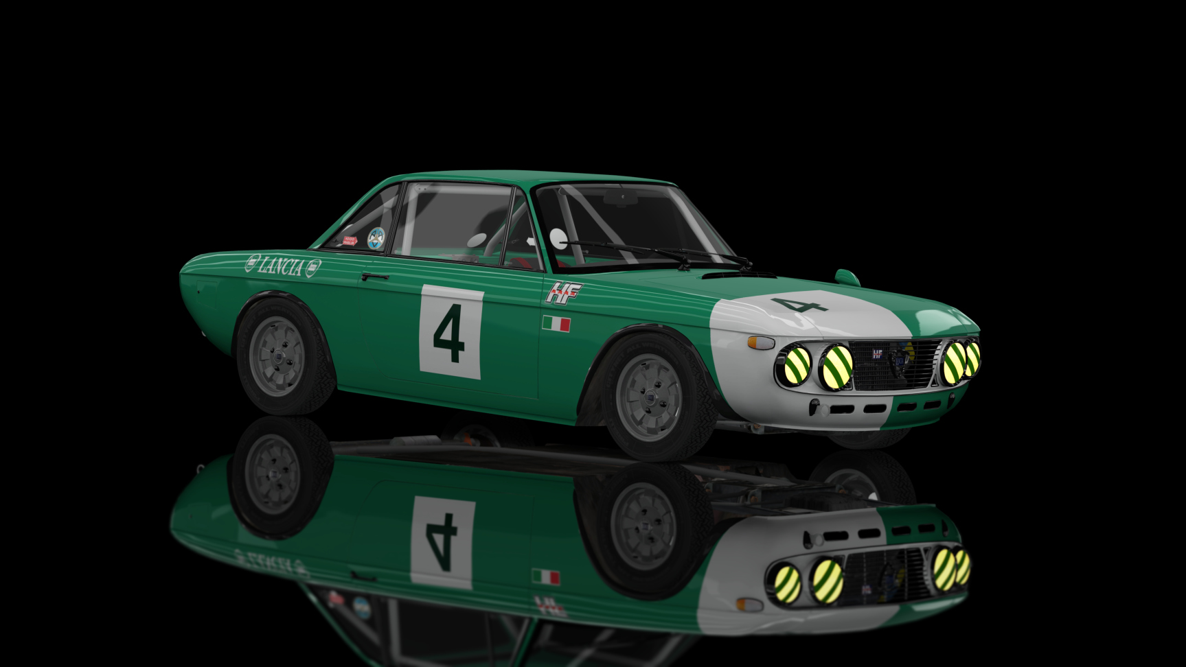 CLASSIC GR.2 - Lancia Fulvia 1.6 1963, skin verde_bianco