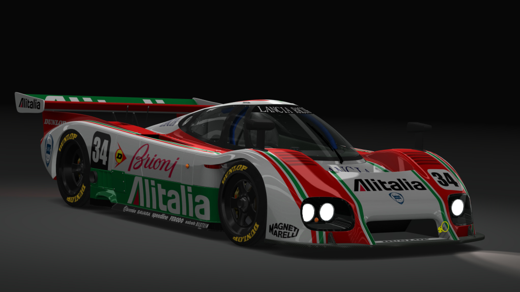 Gr. C - Lancia LC2 Group C, skin Alitalia_34