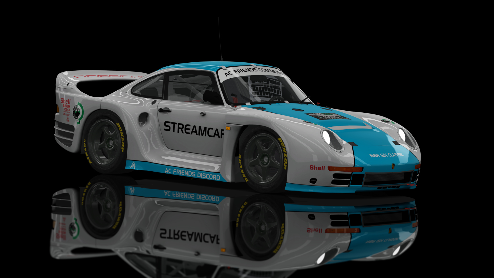 Vintage R.2-1 - Porsche 961 1987, skin NBR Streamcar