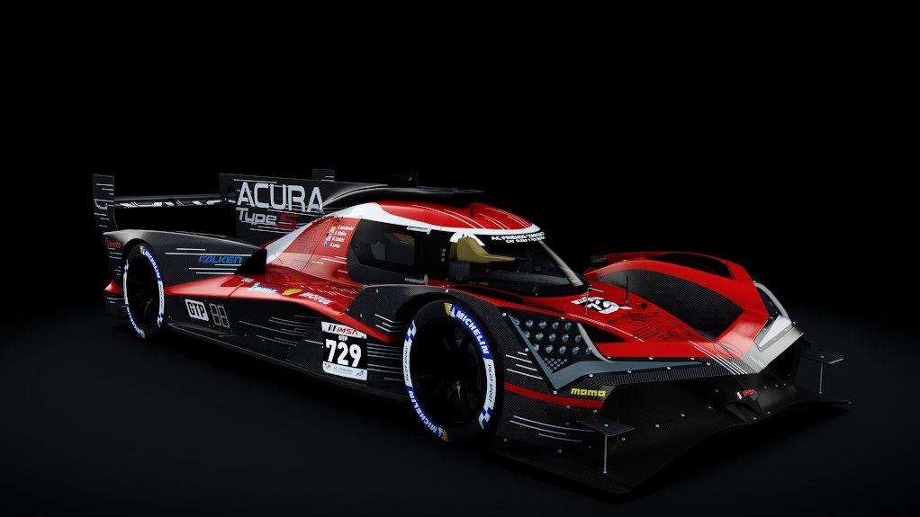 LMH 2 - Acura ARX-06 2023, skin ACFIMSA_2024_DAYTONA_GTP_729