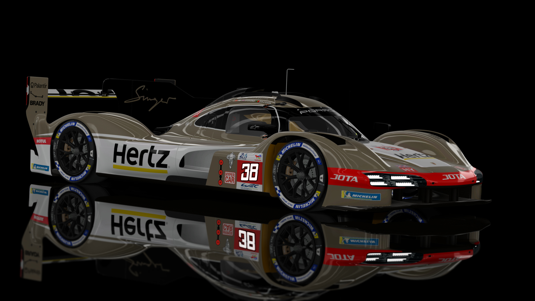 LMH 2 - Porsche 963 2023, skin 2023 Le Mans #38 Hertz Team Jota