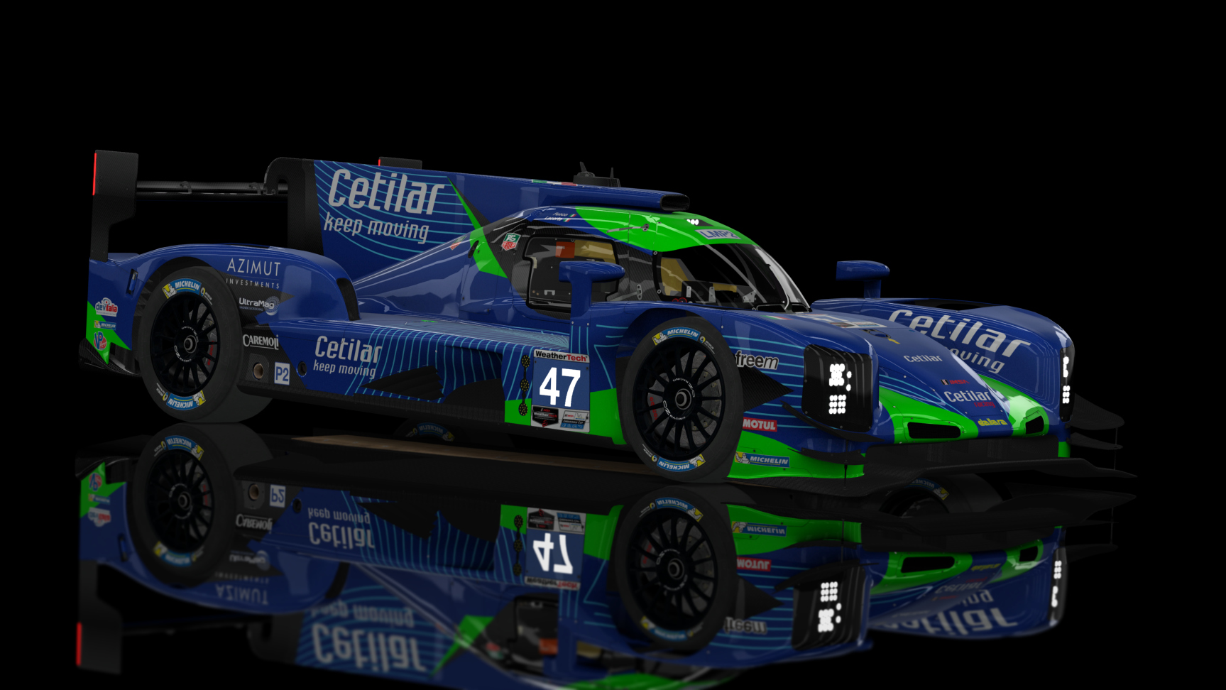 ACF - LMP2 2023 - Dallara P217 2017, skin Daytona 2021 - #47 - Cetilar Racing