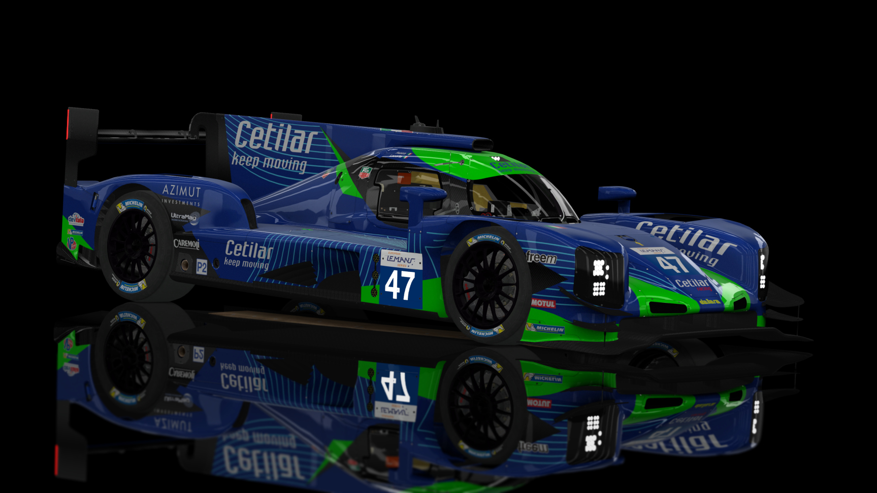 ACF - LMP2 2023 - Dallara P217 2017, skin ELMS 2019 Cetilar