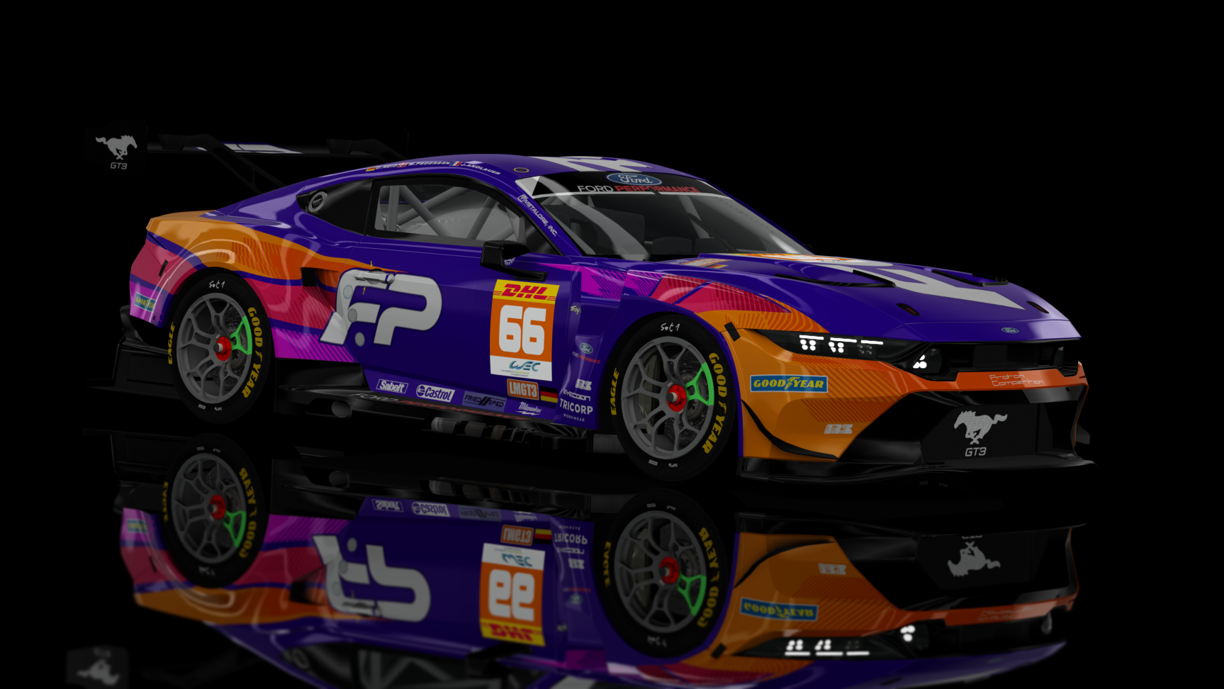 GT3 EVO - Ford Mustang GT3 2024, skin 2024_WEC_ProtonRacing_66