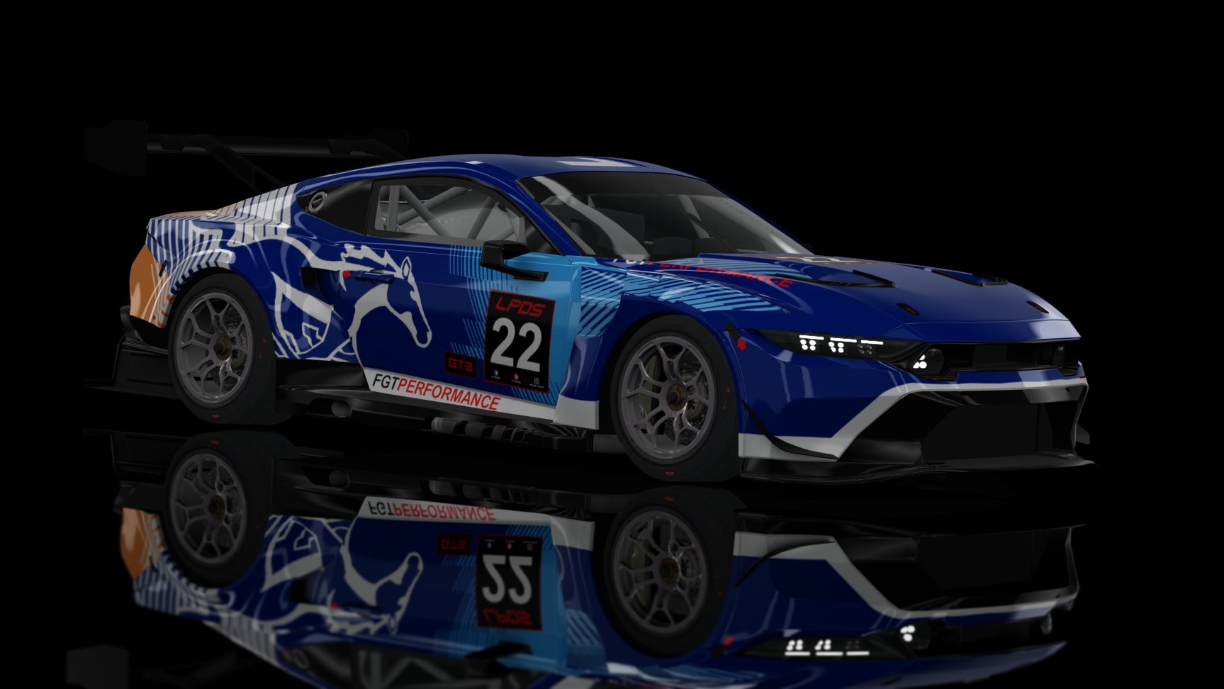 GT3 EVO - Ford Mustang GT3 2024, skin LPDS_22