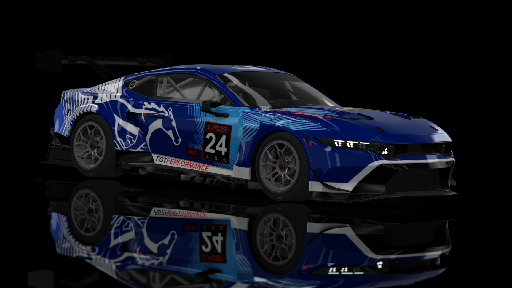 GT3 EVO - Ford Mustang GT3 2024, skin LPDS_24