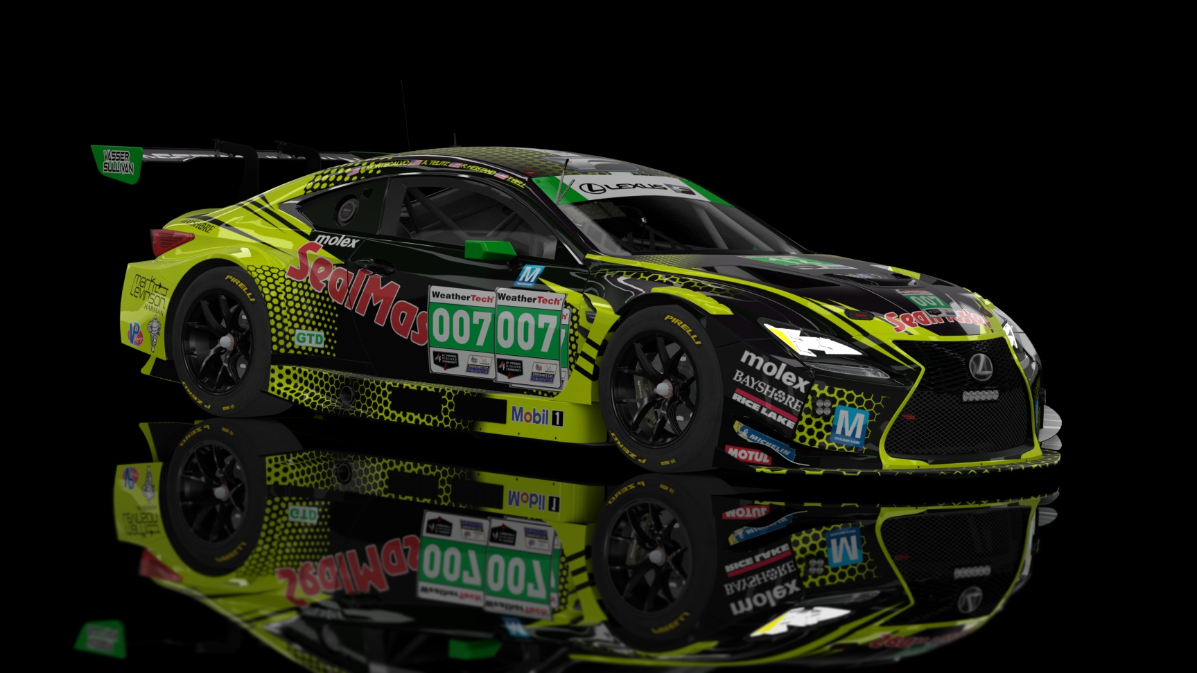 GT3 EVO - Lexus RC F GT3 2016, skin ACF_ADPS_#007_Ruben van der Peet