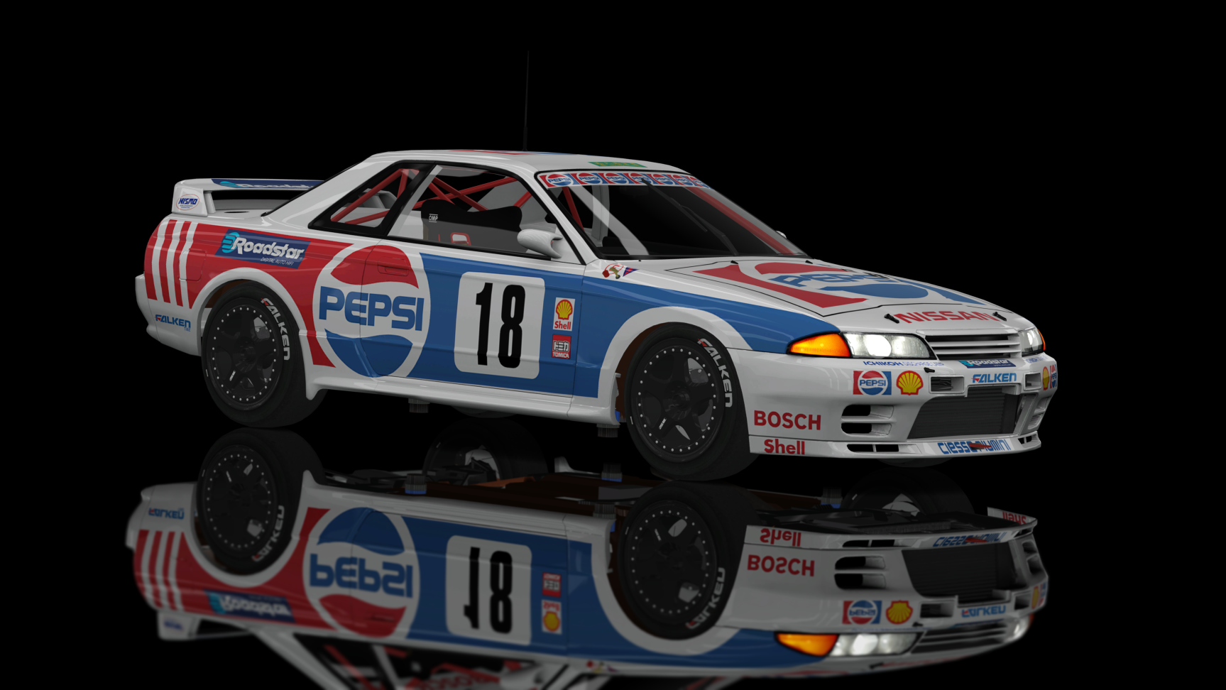 CLASSIC GR.A - Nissan Skyline GT-R R32 1990, skin 18_pepsi