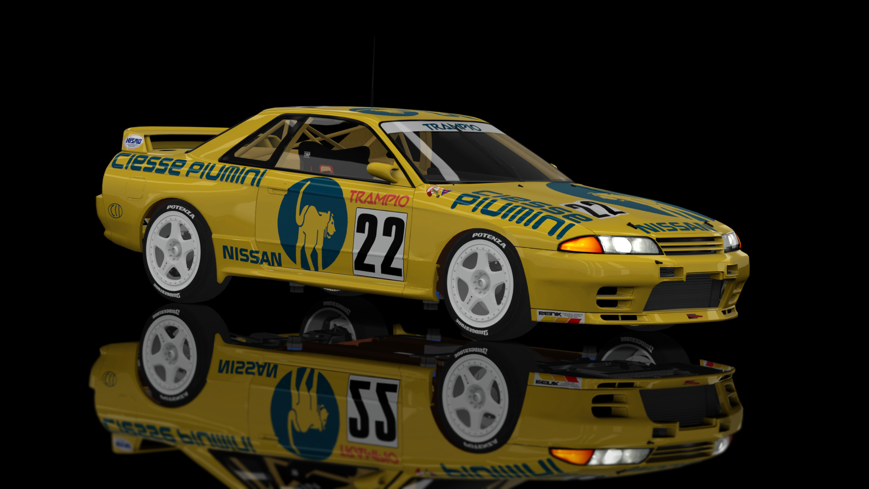 CLASSIC GR.A - Nissan Skyline GT-R R32 1990, skin 22_ciesse_trampio_yellow