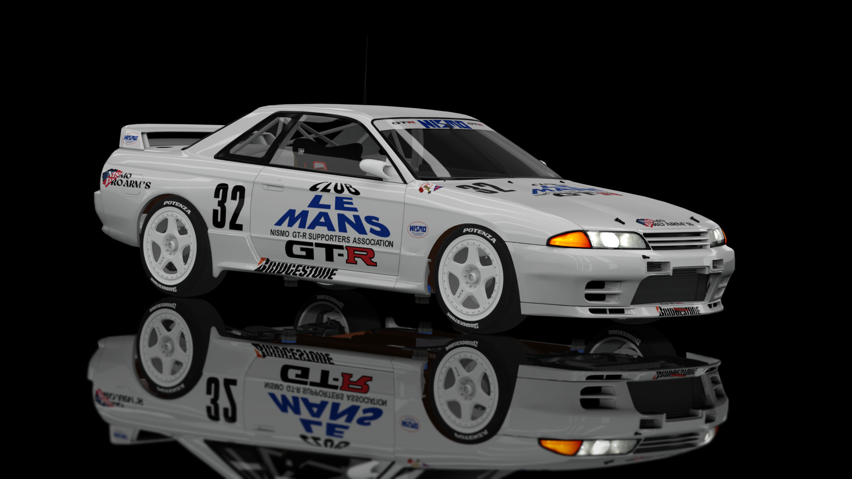 CLASSIC GR.A - Nissan Skyline GT-R R32 1990, skin 32_club_lemans