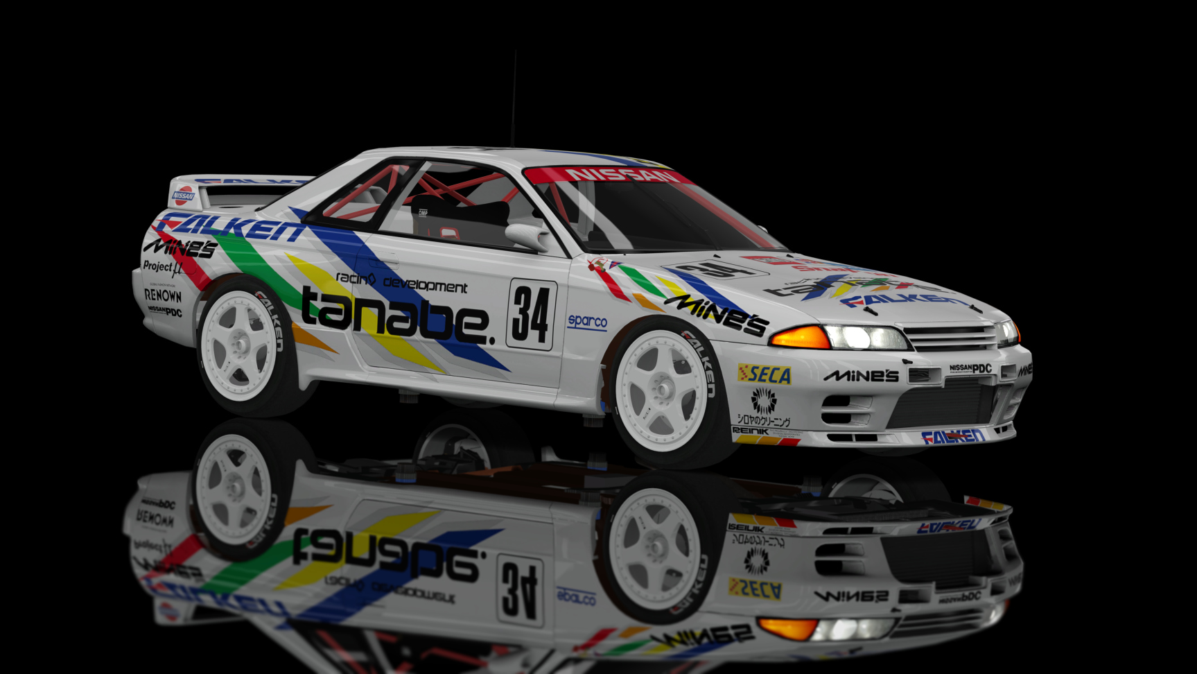 CLASSIC GR.A - Nissan Skyline GT-R R32 1990, skin 34_tanabe