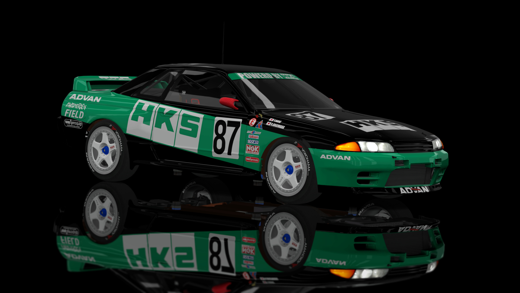 CLASSIC GR.A - Nissan Skyline GT-R R32 1990, skin 87_team_hks