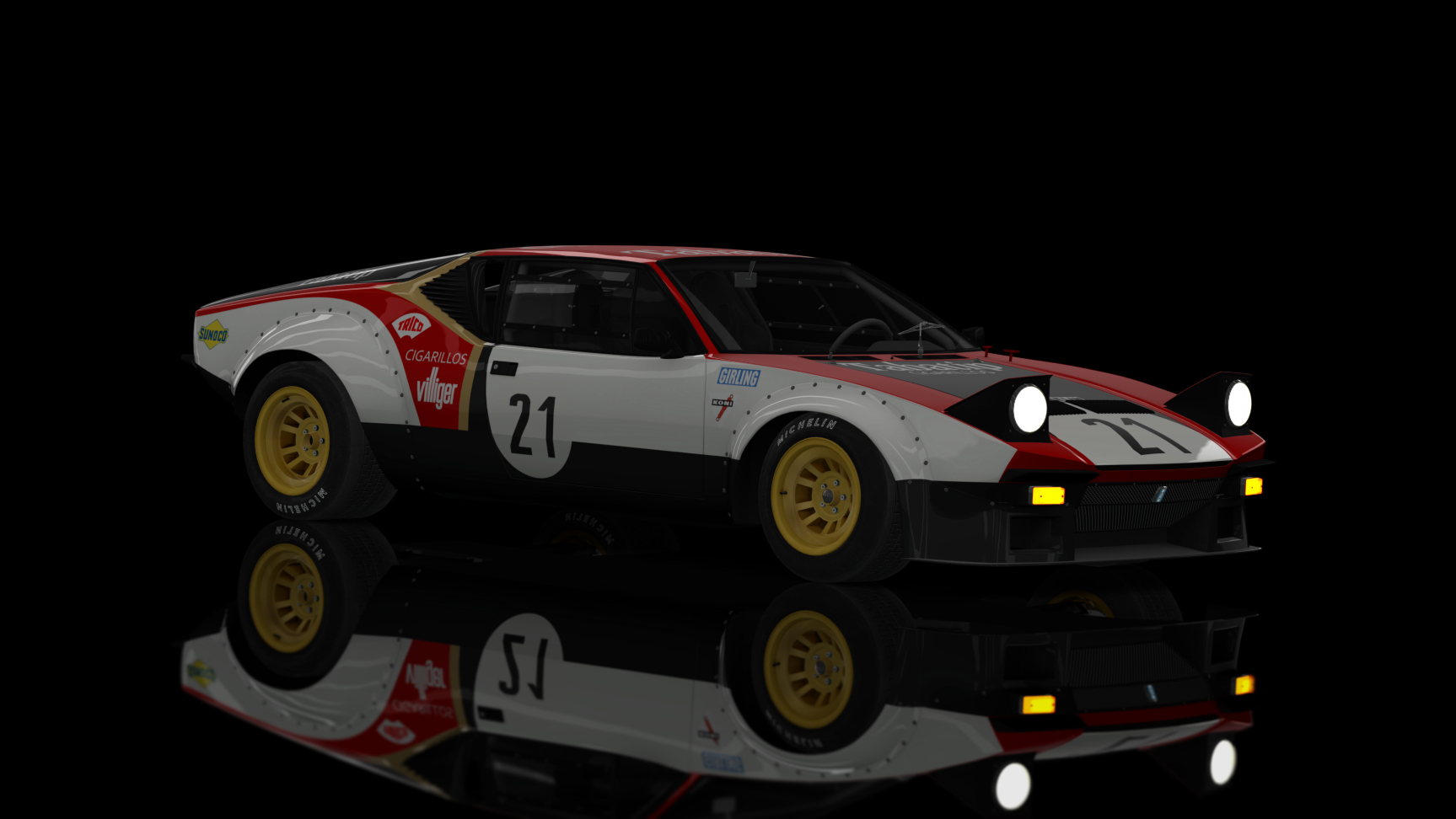 CLASSIC GR.4 - De Tomaso Pantera Group 4 1972, skin 21_white