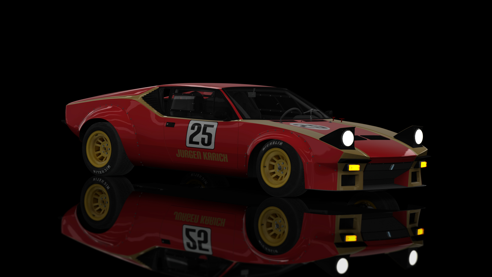 CLASSIC GR.4 - De Tomaso Pantera Group 4 1972, skin 25_red