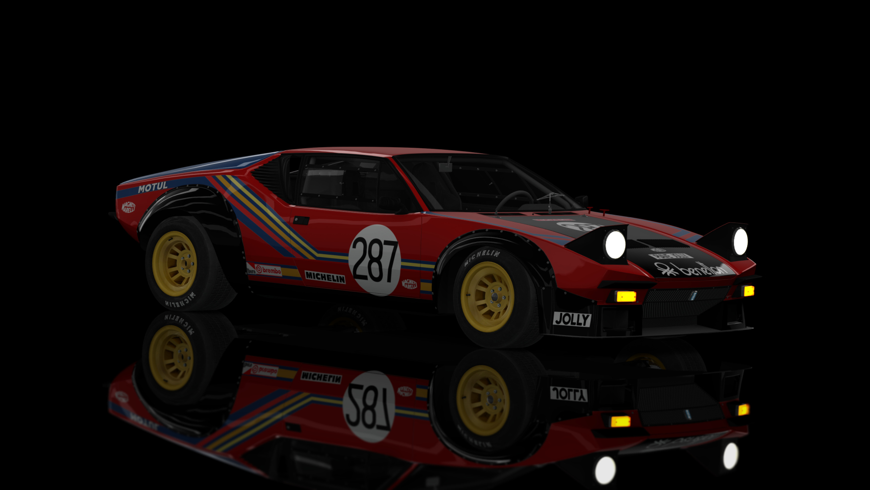 CLASSIC GR.4 - De Tomaso Pantera Group 4 1972, skin 287_red