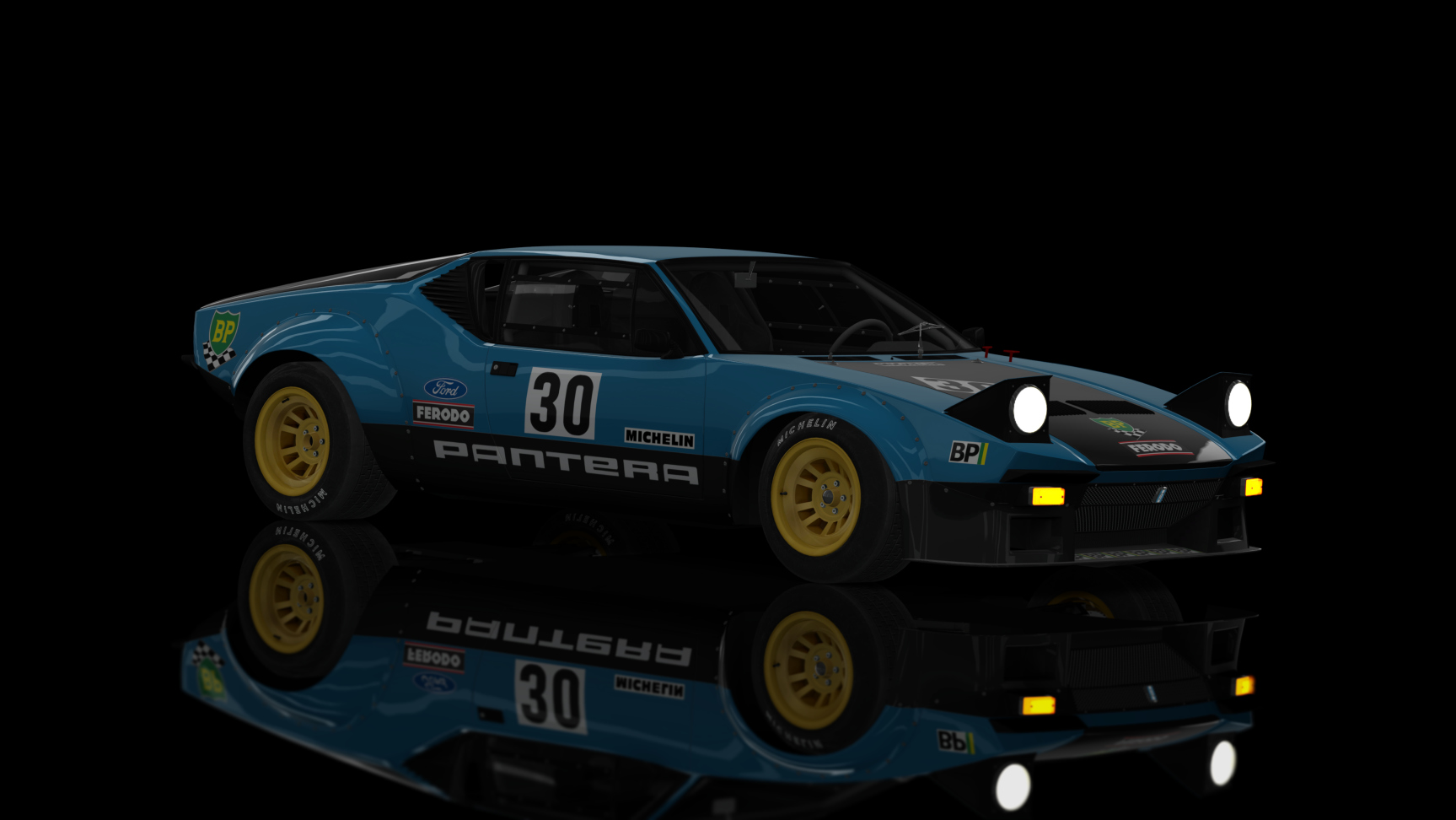 CLASSIC GR.4 - De Tomaso Pantera Group 4 1972, skin 30_blue