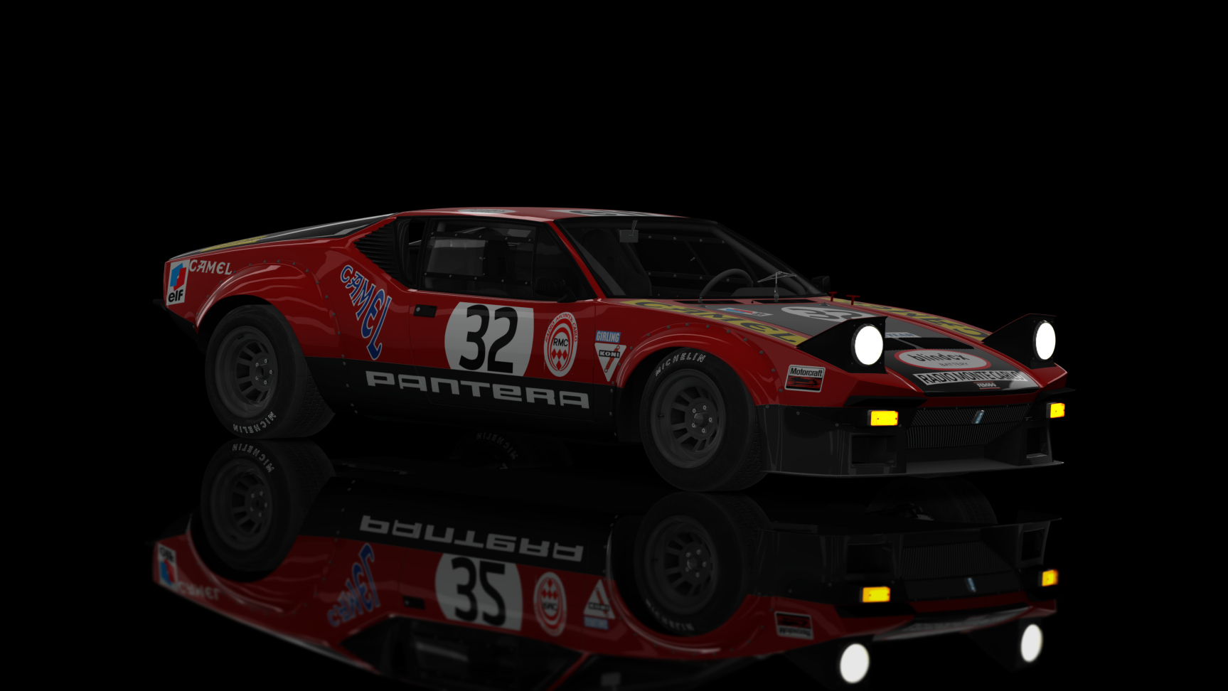 CLASSIC GR.4 - De Tomaso Pantera Group 4 1972, skin 32_red