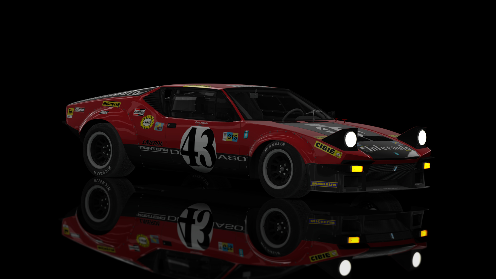 CLASSIC GR.4 - De Tomaso Pantera Group 4 1972, skin 43_red