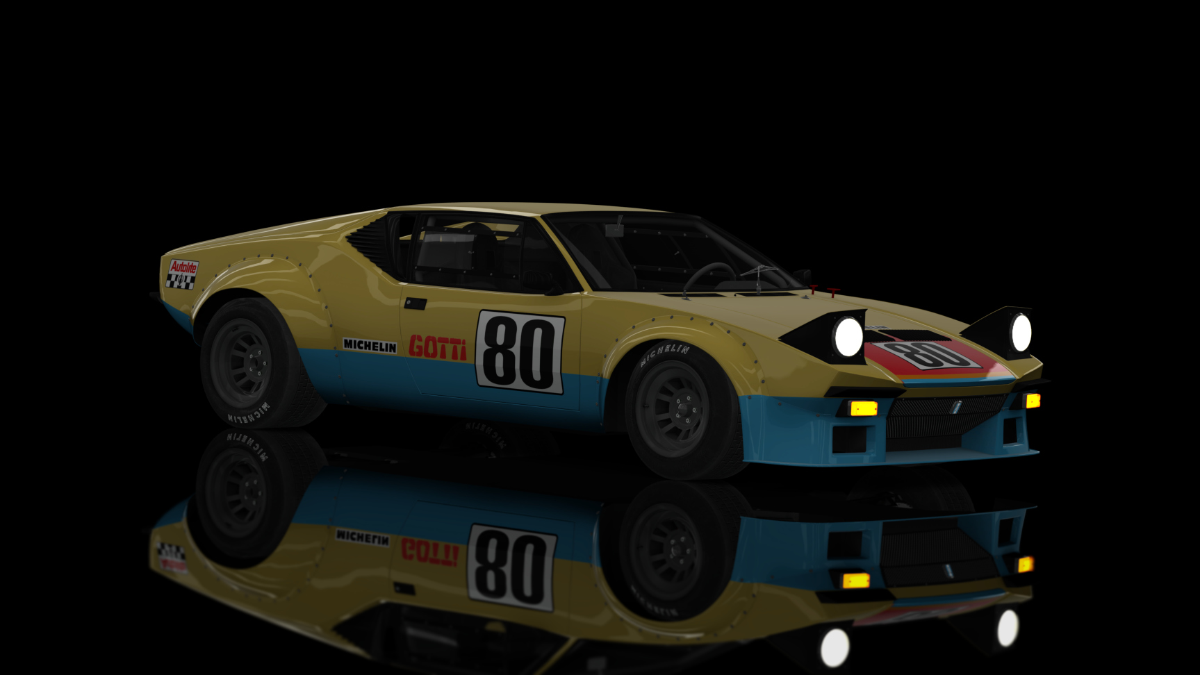 CLASSIC GR.4 - De Tomaso Pantera Group 4 1972, skin 80_yellow