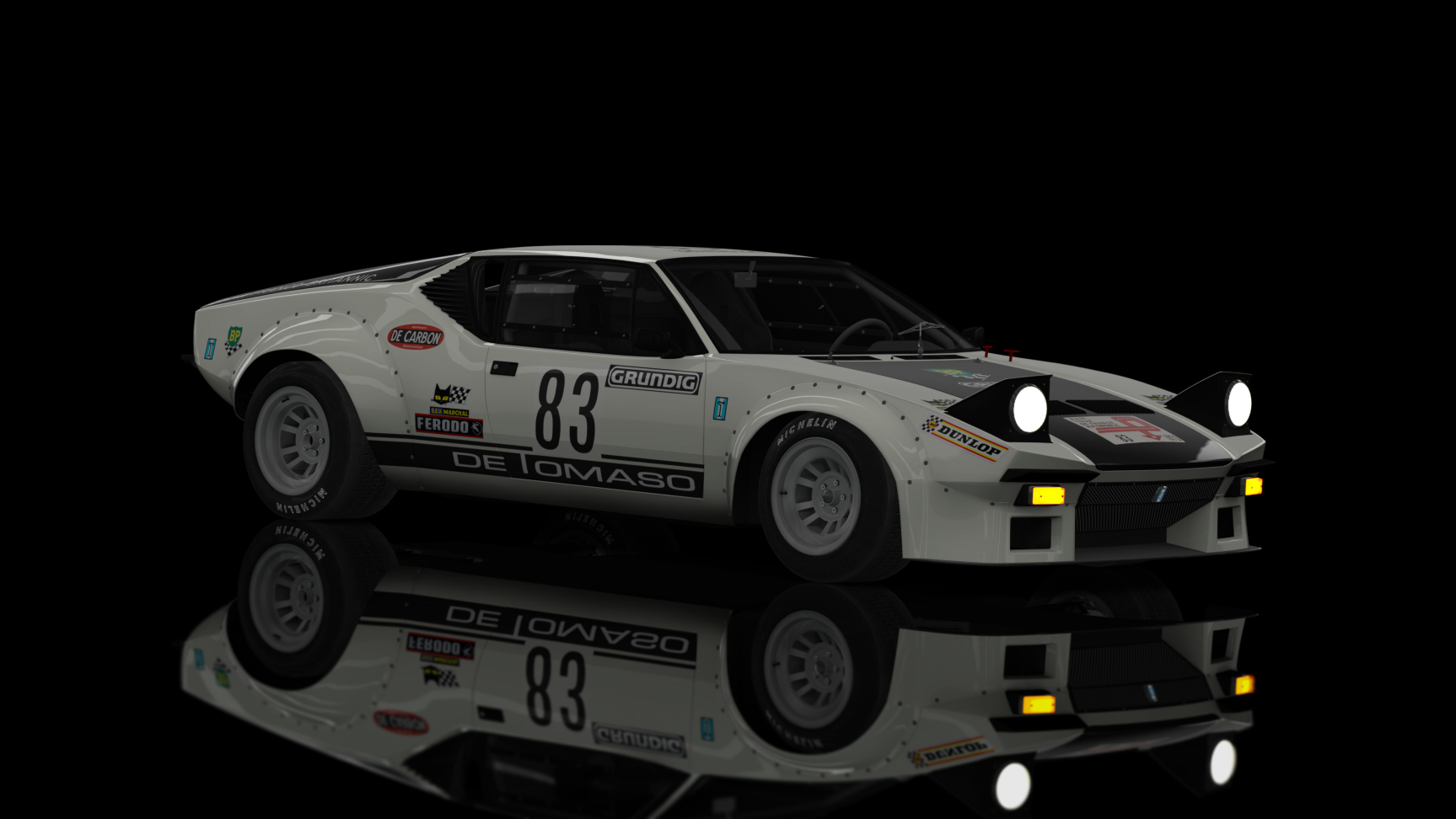 CLASSIC GR.4 - De Tomaso Pantera Group 4 1972, skin 83_white