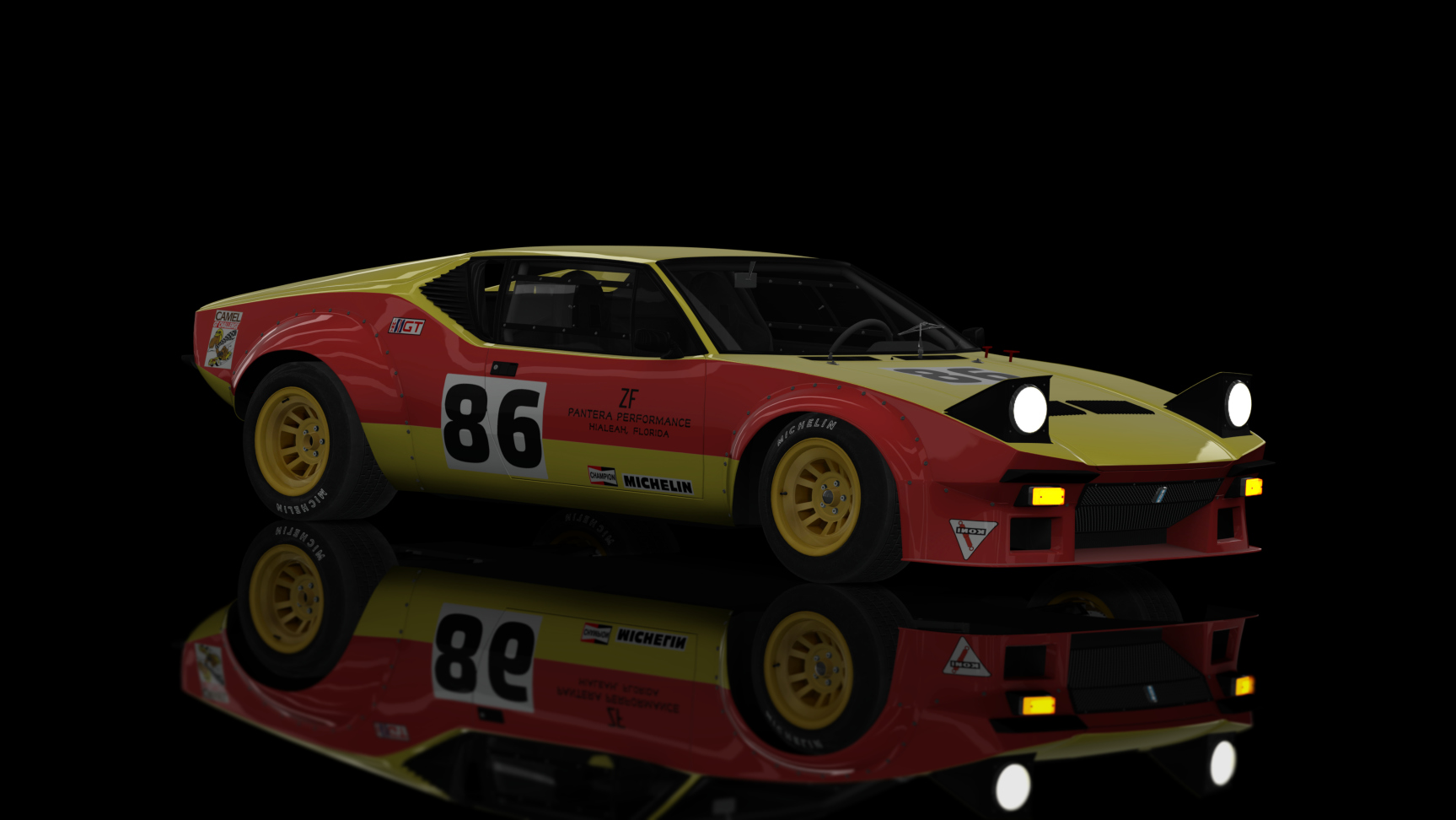 CLASSIC GR.4 - De Tomaso Pantera Group 4 1972, skin 86_yellow