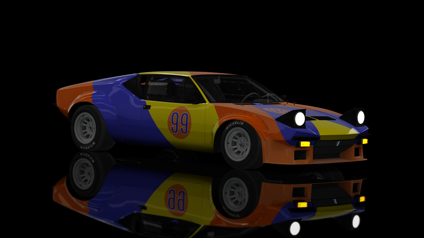 CLASSIC GR.4 - De Tomaso Pantera Group 4 1972, skin 99_orange