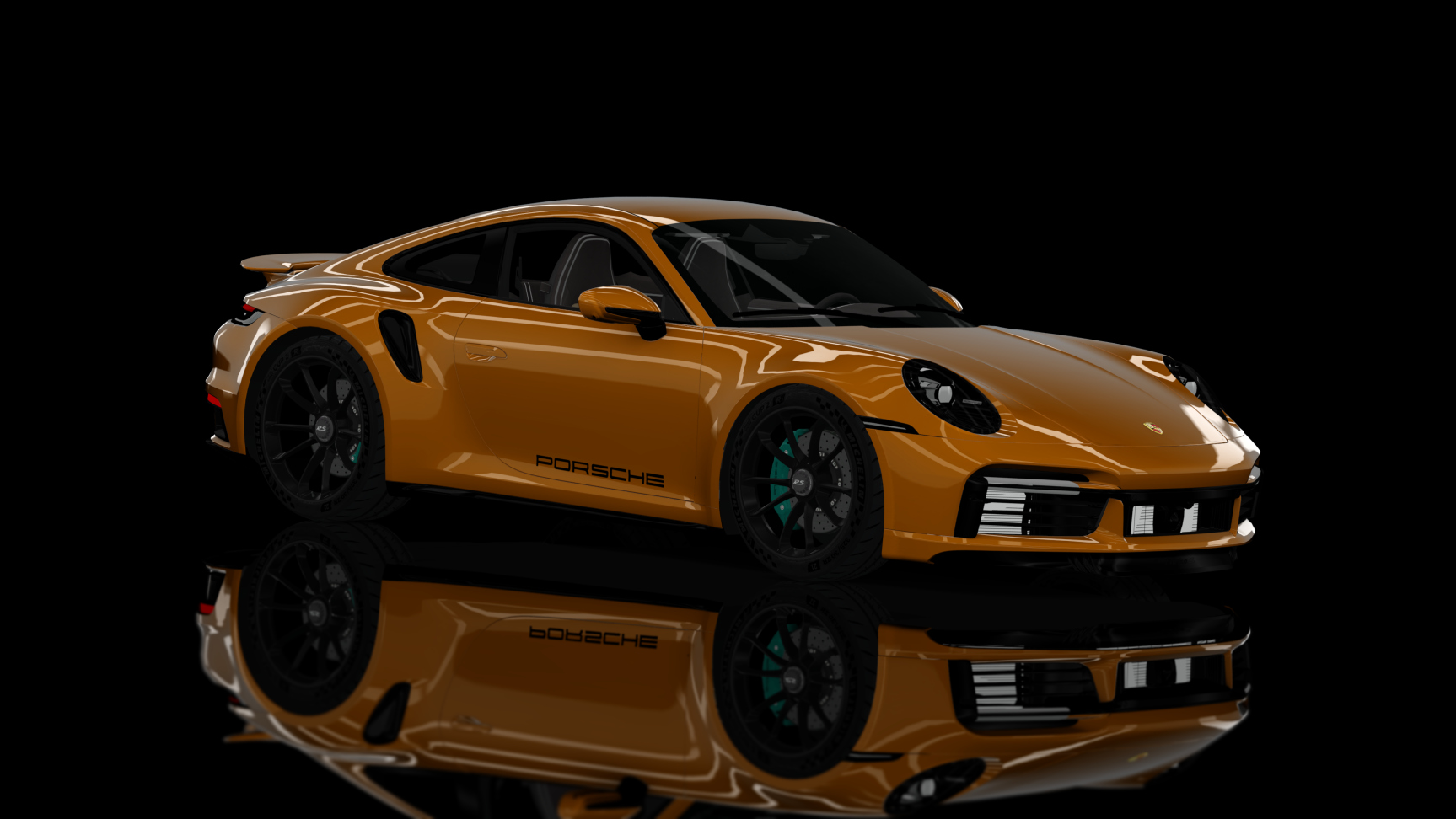 Safetycar - Porsche 992 Turbo S 2020, skin Stupid Orange