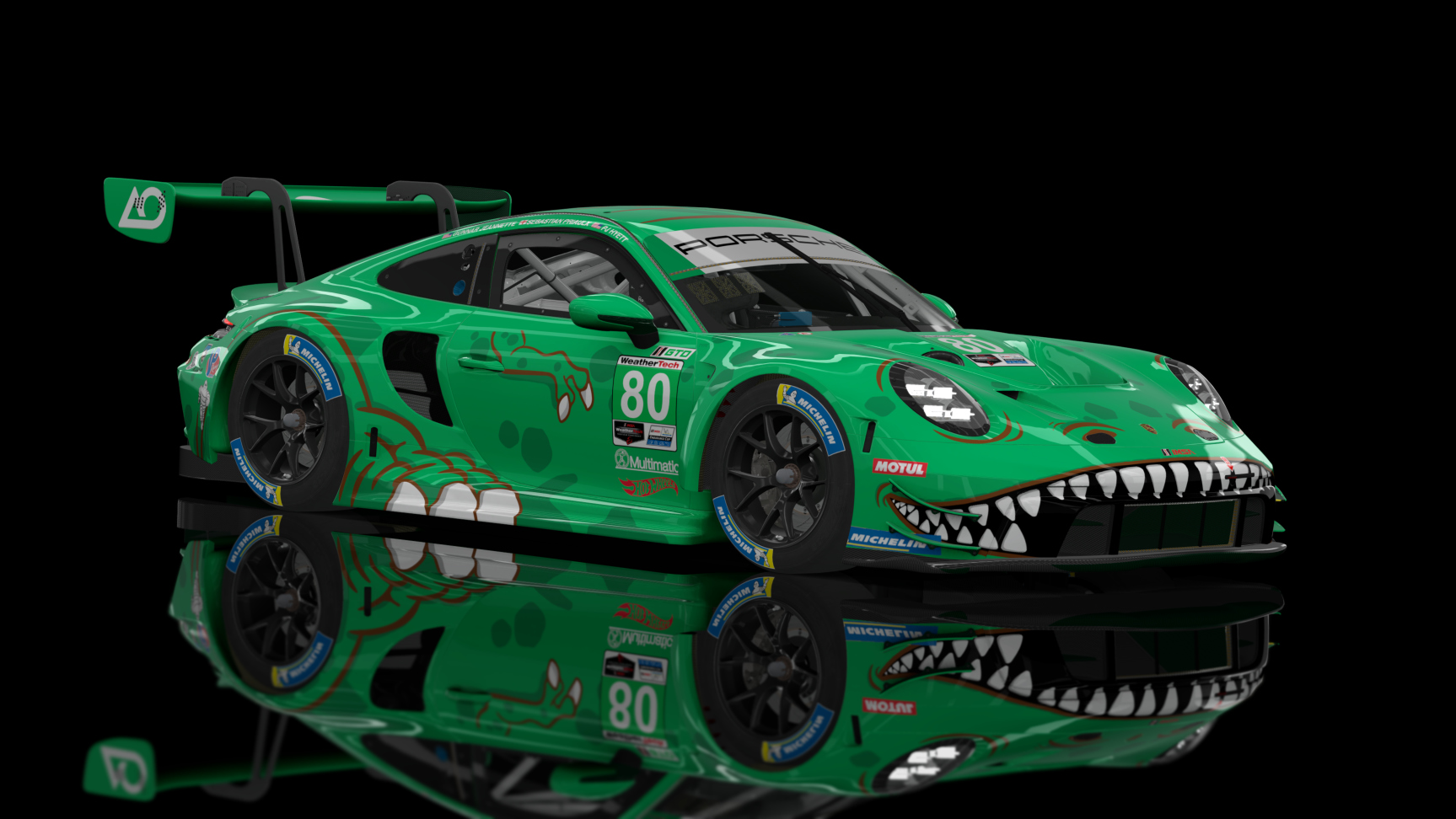 GT3 EVO - Porsche 992 GT3 R 2023 FSR, skin 2023 AO Racing #80 Rexy