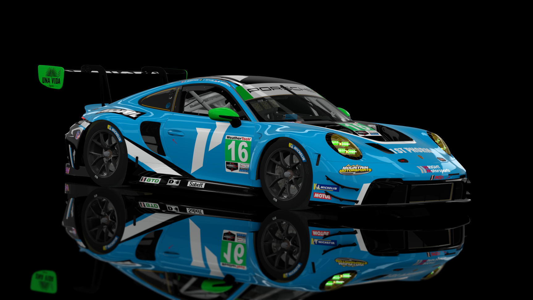 GT3 EVO - Porsche 992 GT3 R 2023 FSR, skin 2023 IMSA Wright Motorsports #16