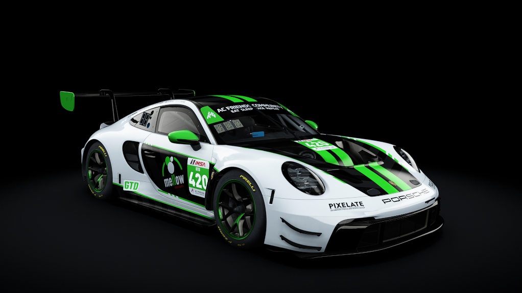 GT3 EVO - Porsche 992 GT3 R 2023 FSR, skin ACFIMSA_2024_DAYTONA_GTD_420