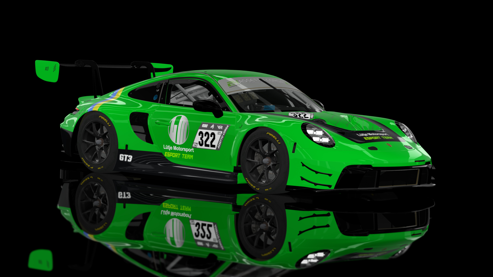 GT3 EVO - Porsche 992 GT3 R 2023 FSR, skin NBR24_RACE2023_GT3_322