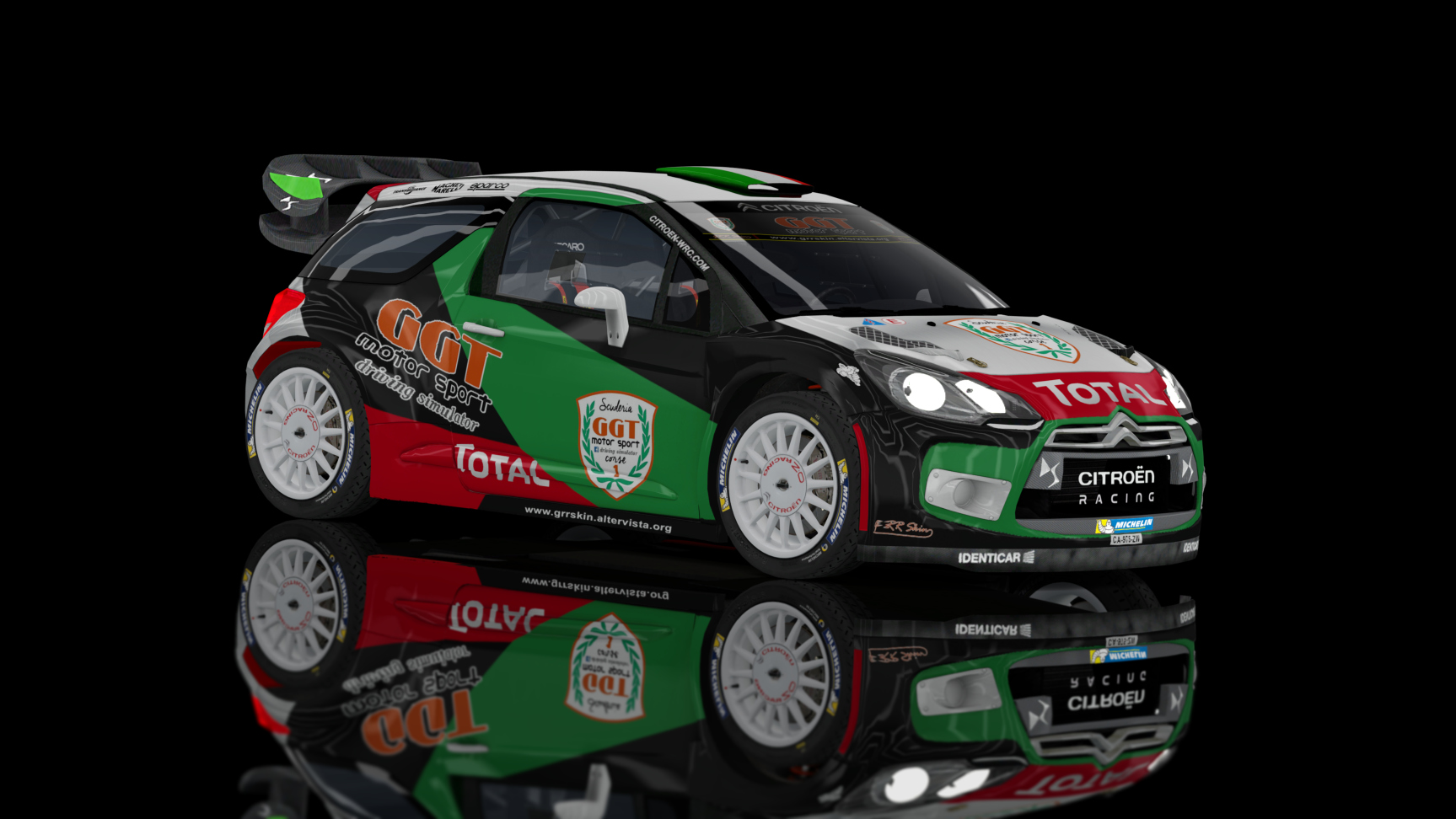 WRC RL - Citroen DS3 WRC 2015, skin GGT_Motor_Sport_Team