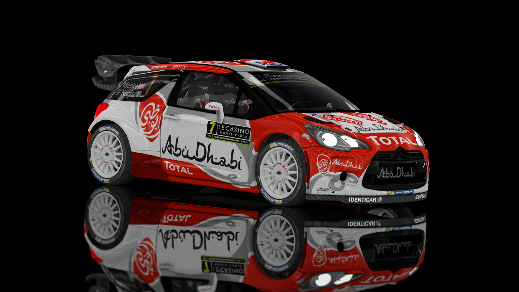 WRC RL - Citroen DS3 WRC 2015, skin Meeke_MonteCarlo_2016