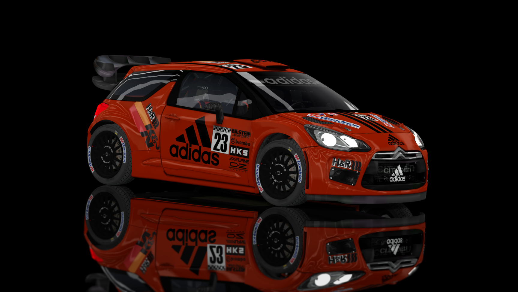 WRC RL - Citroen DS3 WRC 2015, skin team_adidas