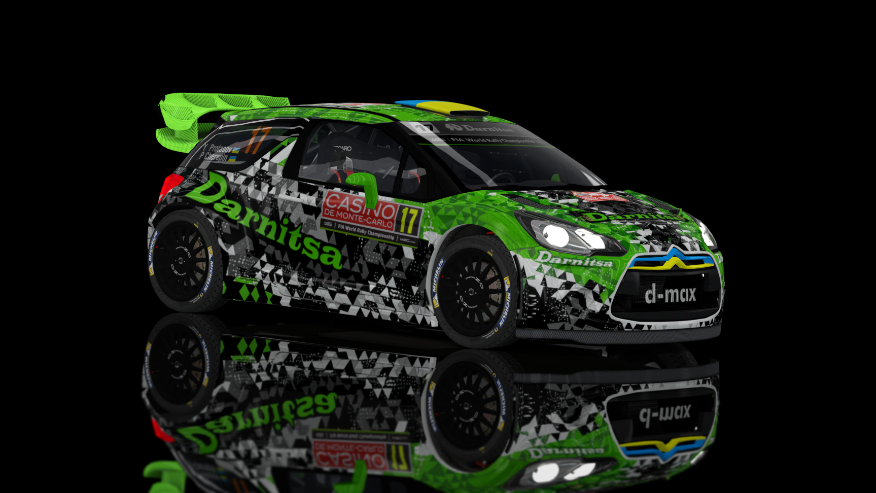 WRC RL - Citroen DS3 WRC 2015, skin yuri_protasov