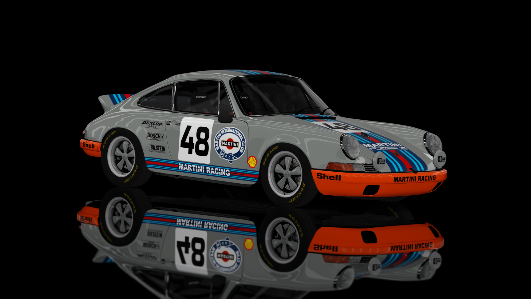 CLASSIC GR.2 - Porsche 911RS 2.7 1973, skin 48_Martini_Racing