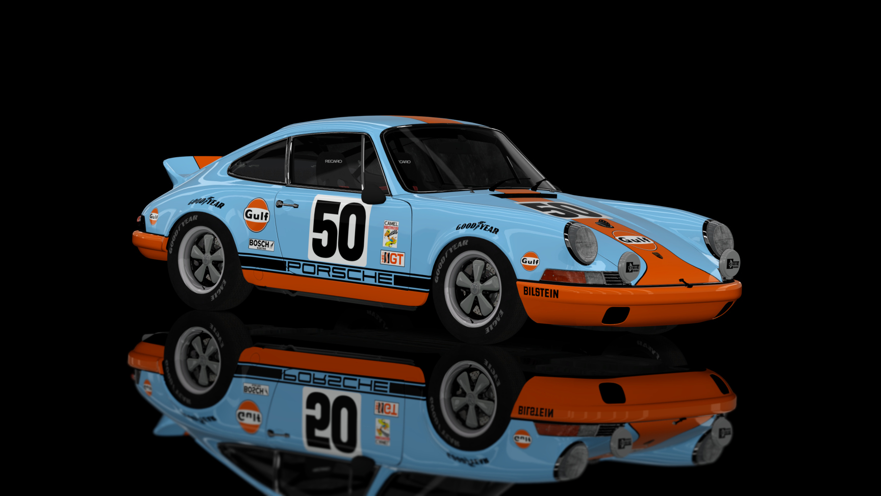 CLASSIC GR.2 - Porsche 911RS 2.7 1973, skin 50_Gulf_Porsche