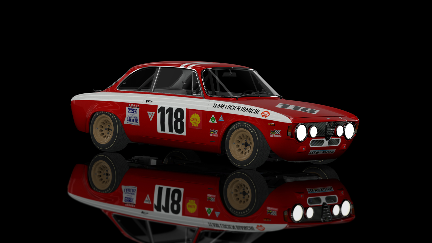 CLASSIC GR.2 - Alfa Romeo Giulia GTA 1970, skin 01_Team_Lucian_Bianchi