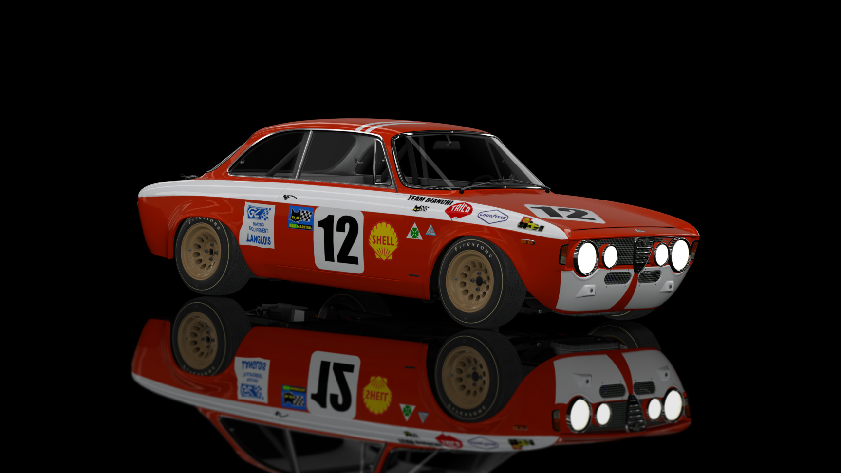 CLASSIC GR.2 - Alfa Romeo Giulia GTA 1970, skin 12_Bianchi