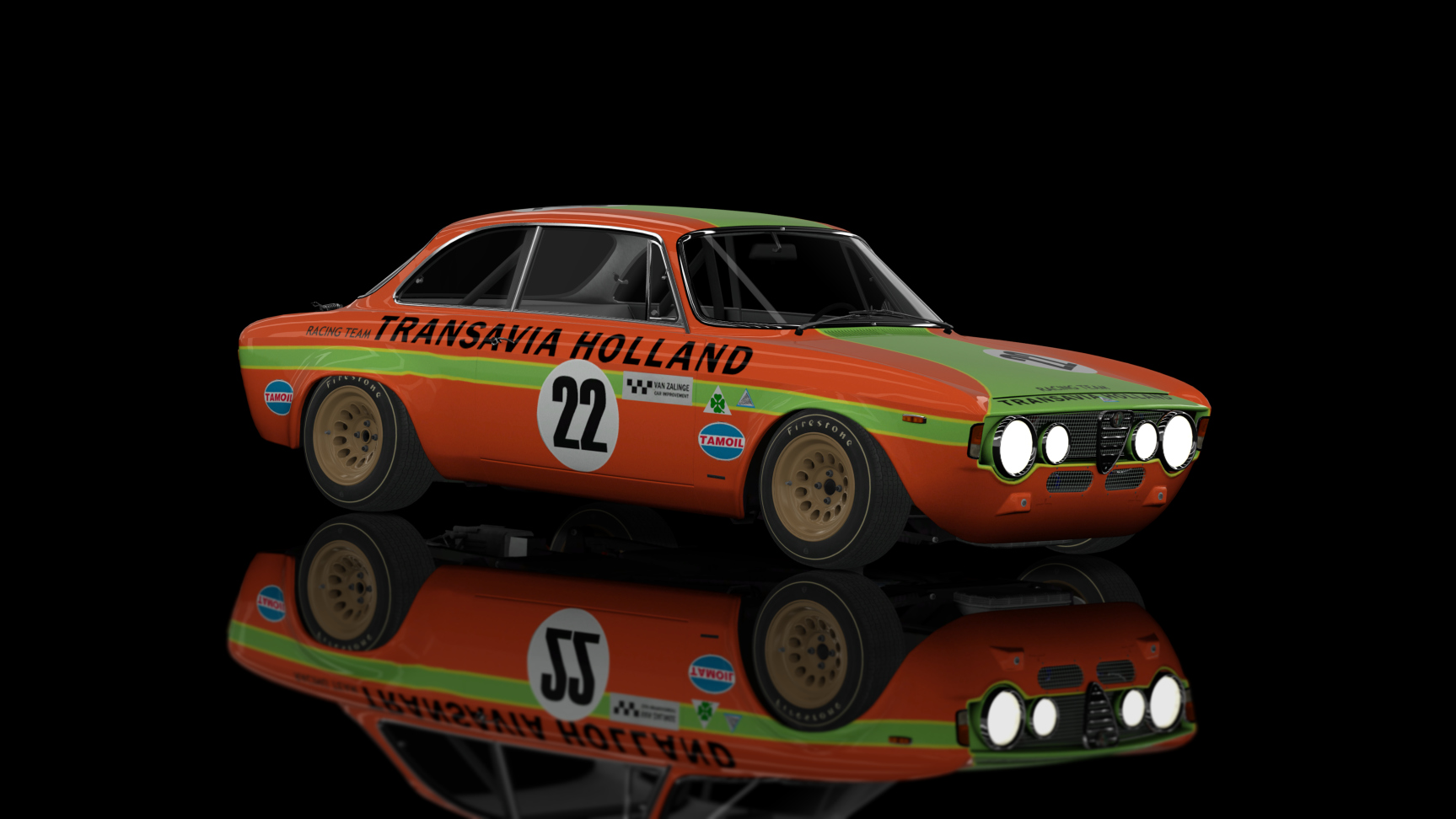 CLASSIC GR.2 - Alfa Romeo Giulia GTA 1970, skin 22_Transavia_Holland