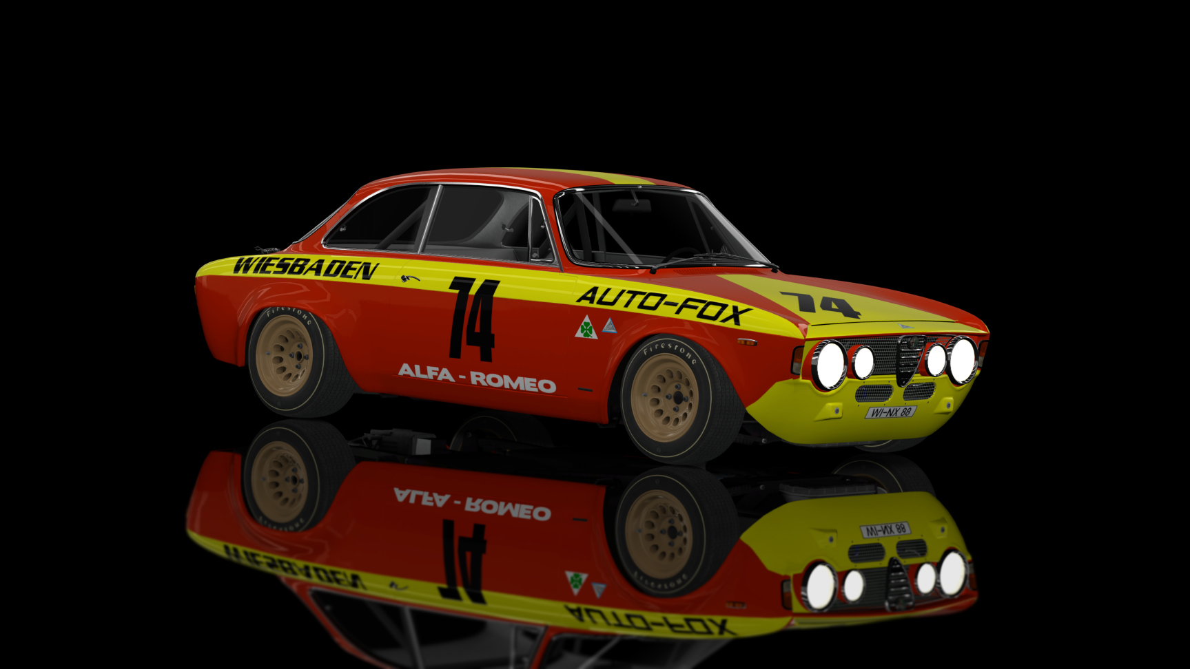 CLASSIC GR.2 - Alfa Romeo Giulia GTA 1970, skin 74_Fox_Auto