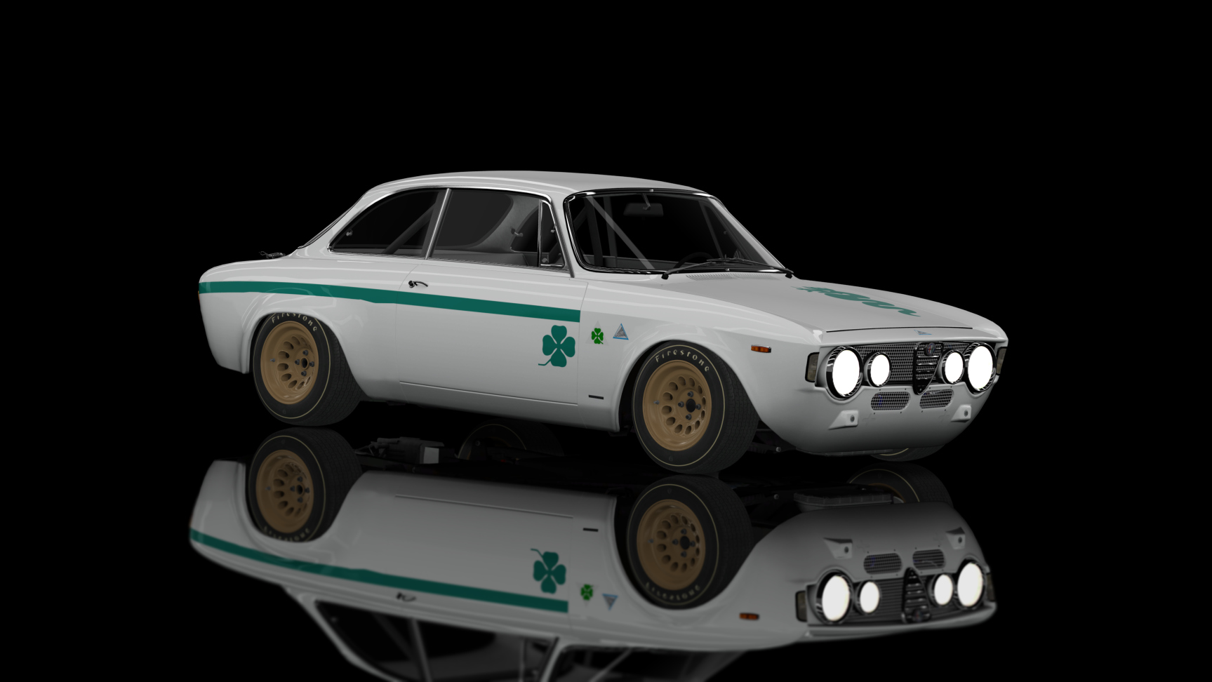 CLASSIC GR.2 - Alfa Romeo Giulia GTA 1970, skin 99_BiancoAlfa