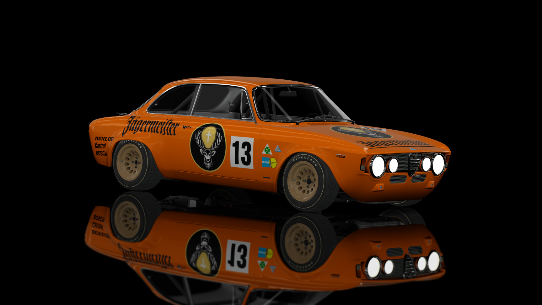 CLASSIC GR.2 - Alfa Romeo Giulia GTA 1970, skin jagermeister