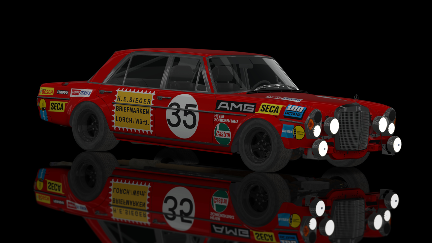 CLASSIC GR.4 - AMG 300 SEL 6.8 'Rote Sau' 1971 Preview Image