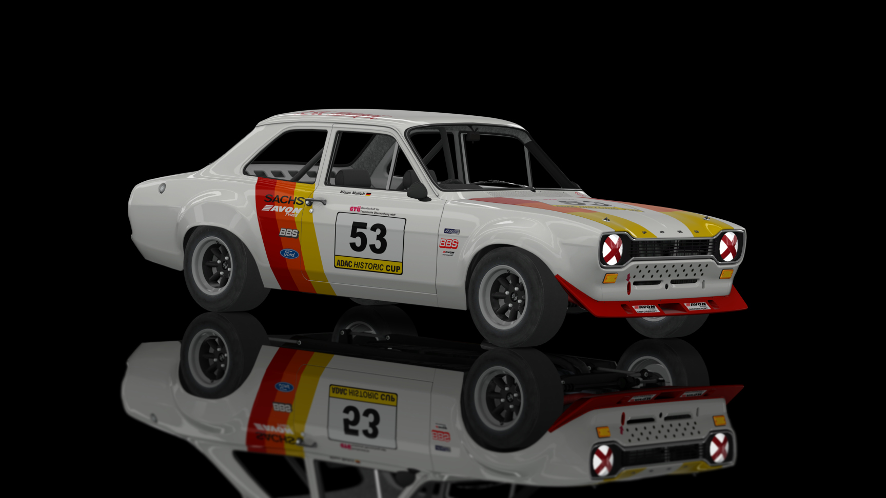 CLASSIC GR.2 - Ford Escort 1973, skin Malich_53